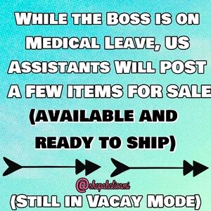 Like an item & Msg us to Buy! Even in Vacay Mode. 👇 READ Pls